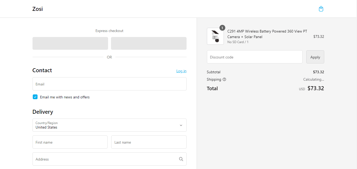 How to apply Zosi coupon code